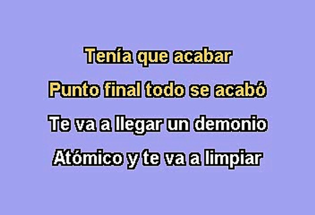 Hector Lavoe - Todo tiene su final (Karaoke)