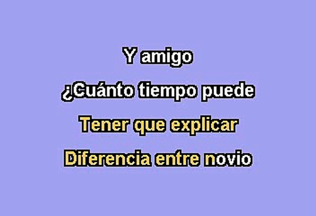 Inspector - Amargo Adios (Karaoke)