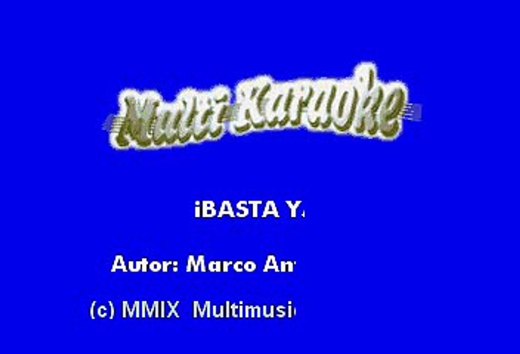 Olga Tañon - Basta Ya (Karaoke)