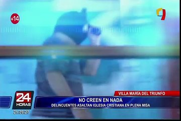 Asaltan iglesia cristiana en Tablada de Lurín
