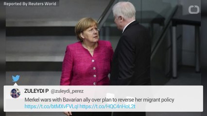 Defiant Merkel Backs Europe Migrant Policy As Bavaria Row Simmers