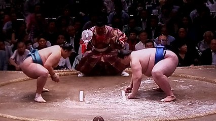 玉鷲 vs 逸ノ城 2018年大相撲夏場所6日目 20180518