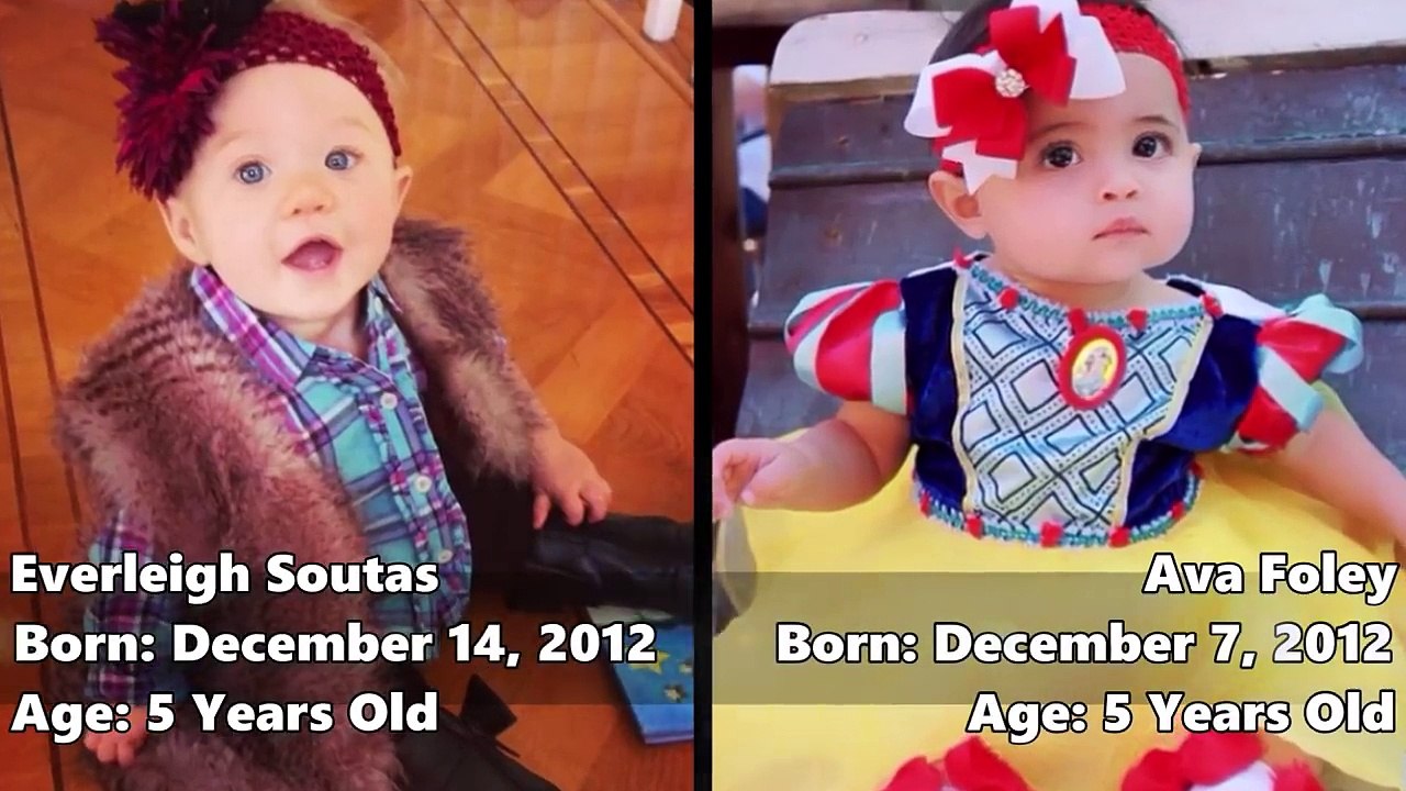 Everleigh and Ava From Baby to Child