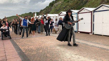 Tournage d’un flash mob pour le clip de Méo sur le Plat Gousset