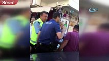 Başkent'te polise saldırı
