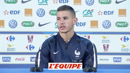 Hernandez «Quand Giroud n'est pas là, on le sent» - Foot - CM - Bleus