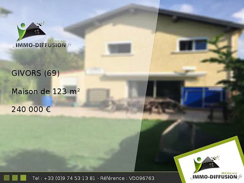 Maison A vendre Givors 123m2 - Givors canal