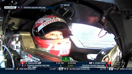 Un tour de piste avec la Toyota n°7