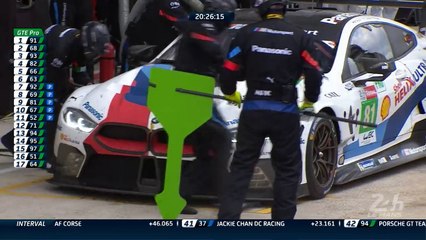 Sébastien Bourdais (Ford n°68) passe en tête en LMGTE Pro