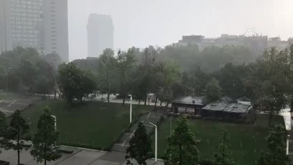 Kentte Etkili Olan Sağanak, Hayatı Olumsuz Etkiliyor (2)