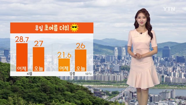 [날씨] 초여름 더위 계속...영남 내륙 한때 소나기 / YTN