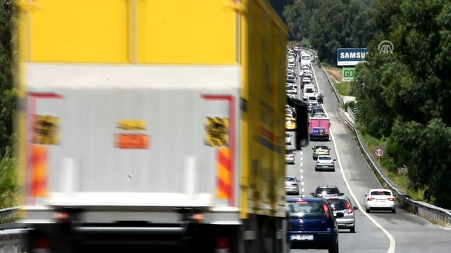 Tatilciler dönüş yolunda - MUĞLA