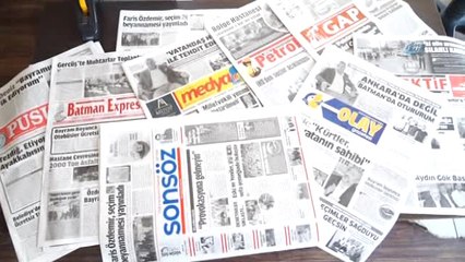 Batman'da Yerel Gazetelerden Siyasi Partilere Tepki