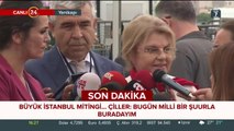 Tansu Çiller Yenikapı'da