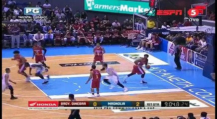 BRGY GINEBRA VS MAGNOLIA June 17, 2018 1Q