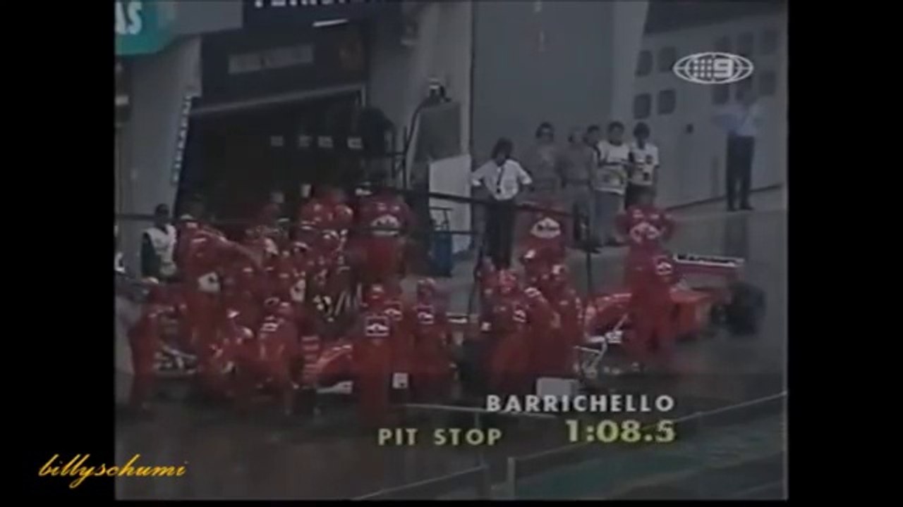 MICHAEL SCHUMACHER DANCE IN THE CHAOS OF MALAYSIA 2001