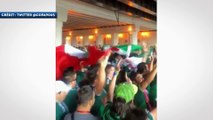 Les supporters Mexicains mettent le feu à Moscou