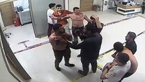 Hastaneyi birbirine kattılar: Doktorun yüzüne tekme attı