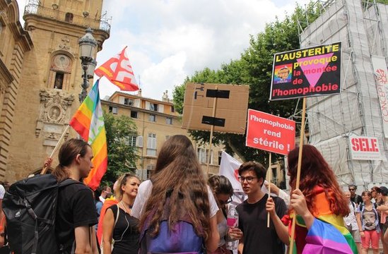 Marche des fiertés Aix en Provence