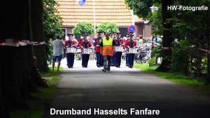 Streetparade in Hanzestad Hasselt tijdens Dweildag