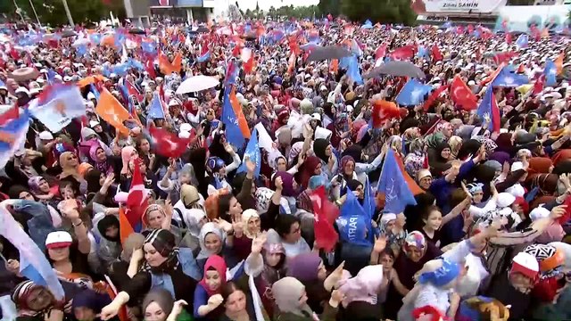 Cumhurbaşkanı Erdoğan: 'Üç beş oy uğruna bölücü terör örgütünün siyasi uzantılarına yoldaşlık yapmadık' - SAMSUN
