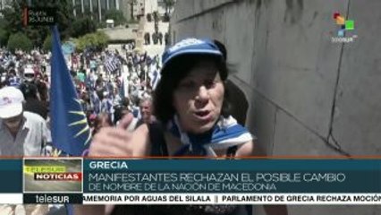 Grecia: cientos rechazan posible cambio de nombre de Macedonia