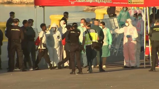 ACNUR testemunha reações de migrantes à chegada a Valência