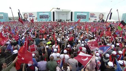 Cumhurbaşkanı Erdoğan: 'Bugün yine güç ve cesaret veriyorsun İstanbul'