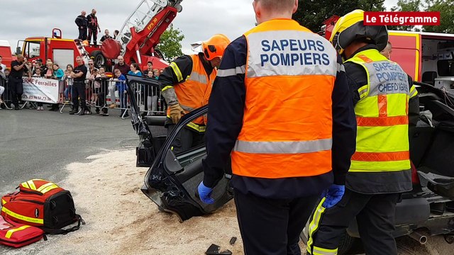 Guingamp. Portes ouvertes enflammées chez les pompiers !