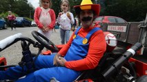 Un kart de Mario à la course de caisses à savon d'Amay
