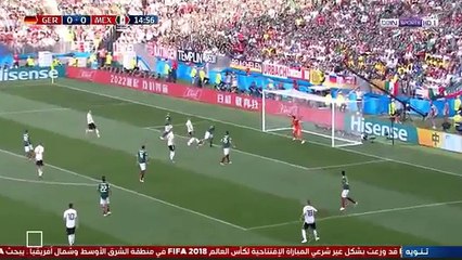 ملخص و اهداف مباراة الجنون الـمانيا و المكسيك   0-1   ( 17/06/2018 سقوط الالمان في مونديال روسيا