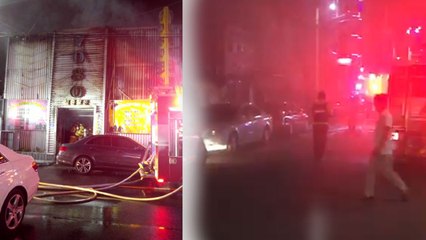 군산 유흥주점 화재로 3명 숨져..."기름 붓고 방화" / YTN