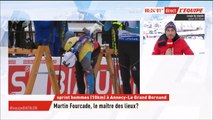 CdM biathlon Le Grand-Bornand (S3) - sprint H, 15 déc 2017 (partie 1 sur 2), Martin Fourcade 2e, Antonin Guigonnat 3e