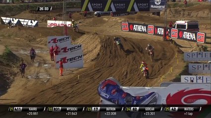 Antonio Cairoli Crash Race 2 - Fiat Professional MXGP of Lombardia