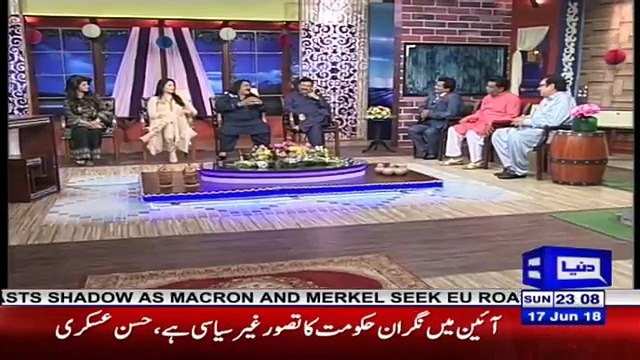 Hasb e Haal Eid Special with Arif Lohar Waseem Abbas & Humaira Arshad- dunya news- 17 June 2018