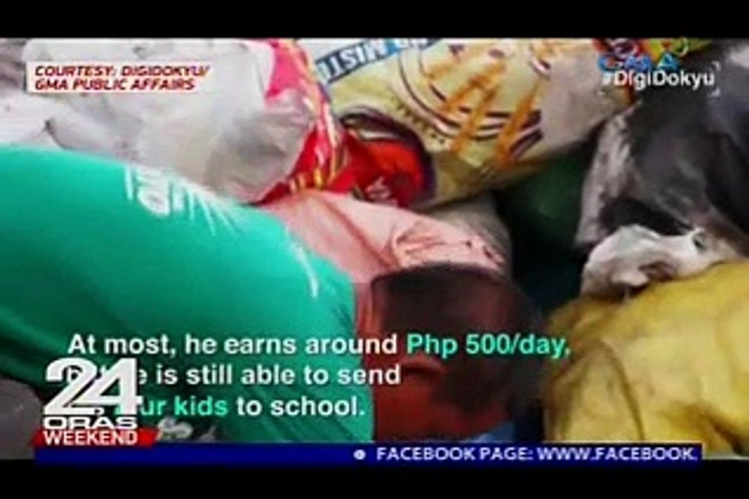 Dahil sa pagsusumikap ng basurerong ama, nakapagtapos niya ang isang anak sa kolehiyo
