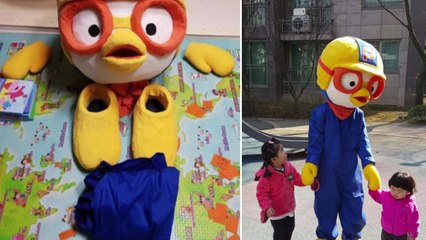 [좋은뉴스] "딸 위해 만든 뽀로로 인형탈 드립니다" / YTN