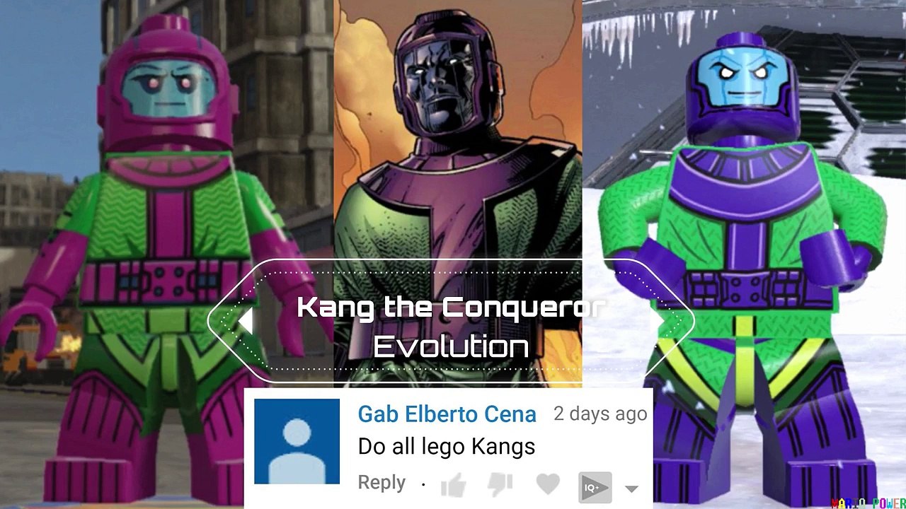 Kang the Conqueror Evolution in Lego videogames!