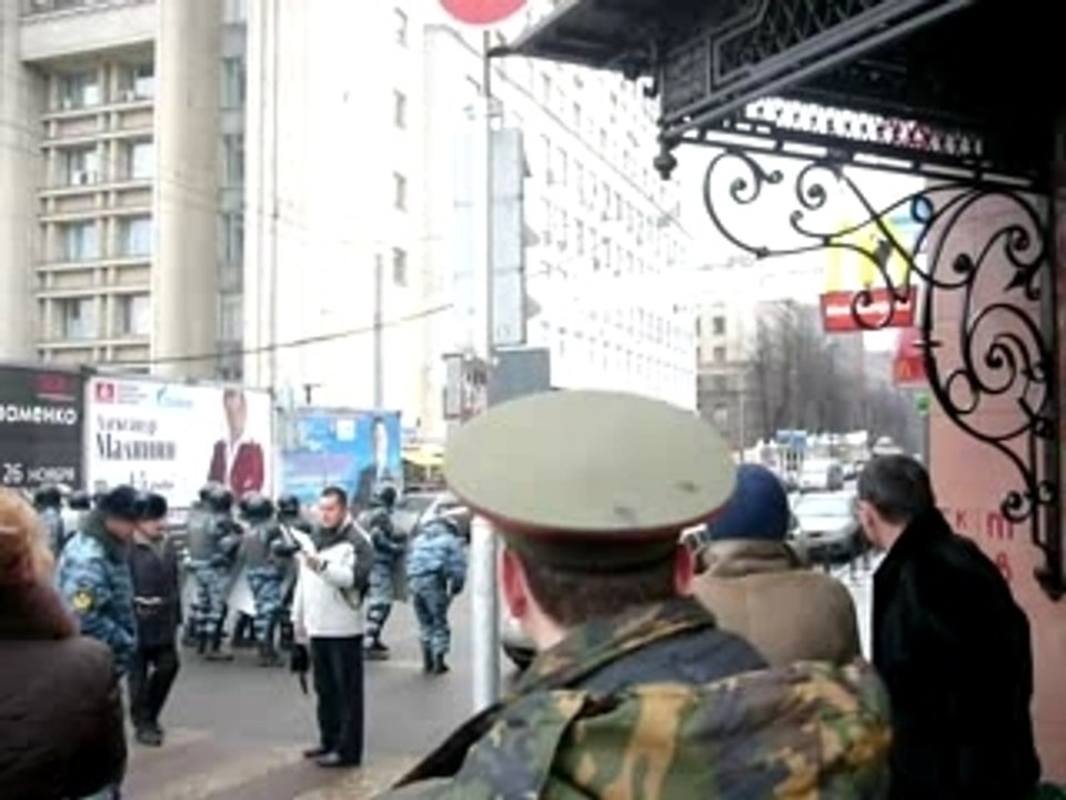 Emeutes anti-Poutine épisode 1