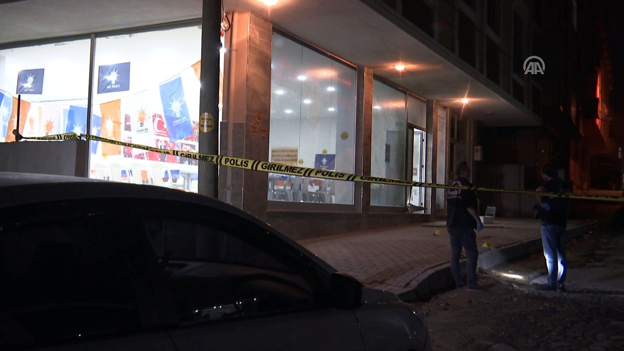 AK Parti seçim irtibat bürosuna ses bombası atıldı - İSTANBUL