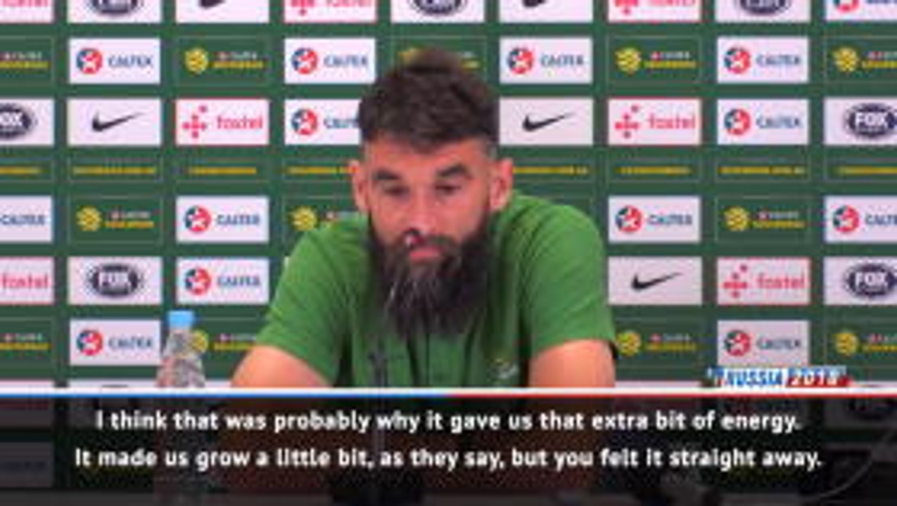 Jedinak acknowlegdes 'home' support