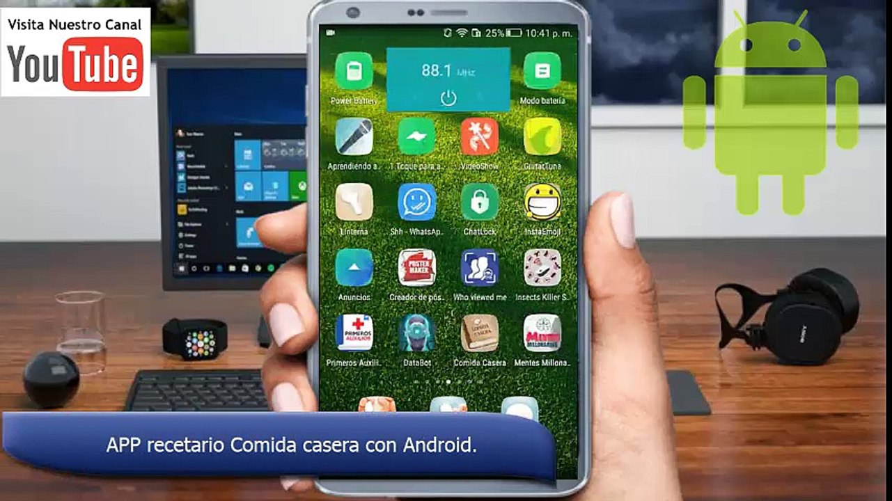 APP recetario Comida casera con Android.