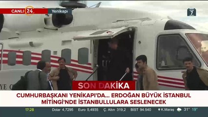 Tansu Çiller Yenikapı'daki bir milyonu aşkın vatandaşı i