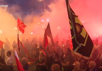 Download Video: Protesters Against Macedonia's Name Change Clash With Riot Police