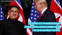 Trump's Kim Comment Sparks Social Media Outcry