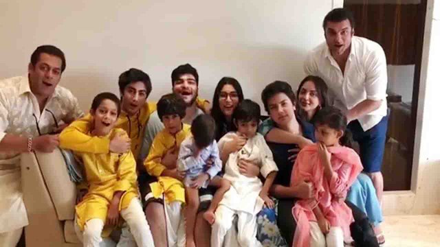 Salman Khan CELEBRATES Eid with Ahil Sharma & other nephews; Watch Video ! | FilmiBeat