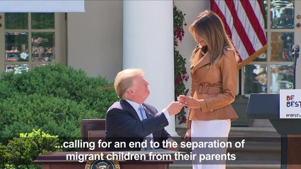 US First Lady calls for end to migrant family separations
