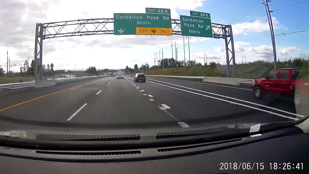 Drywall Flies off Truck on Freeway and Explodes on Car