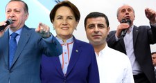 Seçimlere 6 Gün Kala Son Anket! Erdoğan, İlk Turda İpi Göğüslüyor