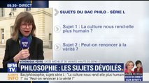 Bac: découvrez les sujets de l'épreuve de philo